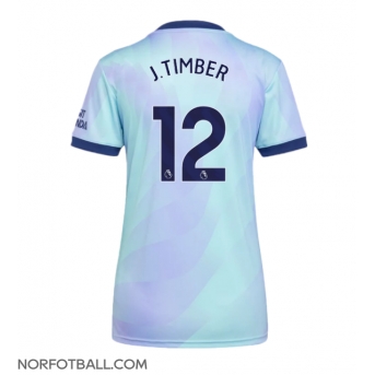 Billige Fotballdrakt Arsenal Jurrien Timber #12 Replika Tredjedrakt Dame 2024-25 Kortermet